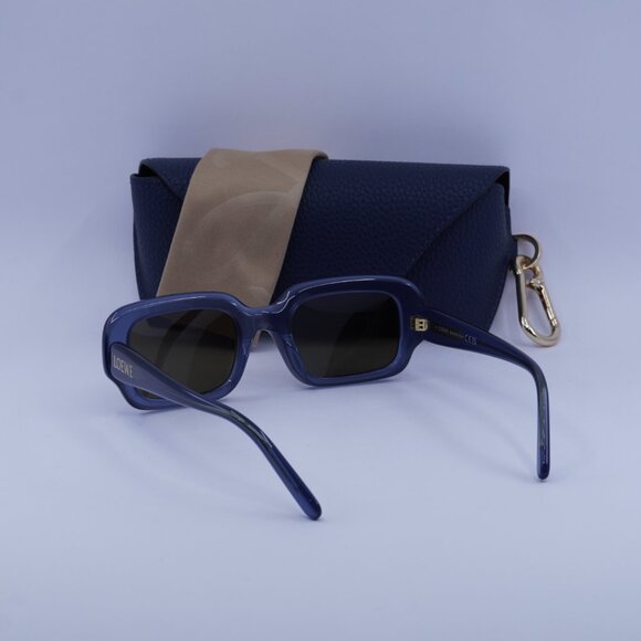 Loewe LW40158I 84E Rectangle Sunglasses – Blue main image 6